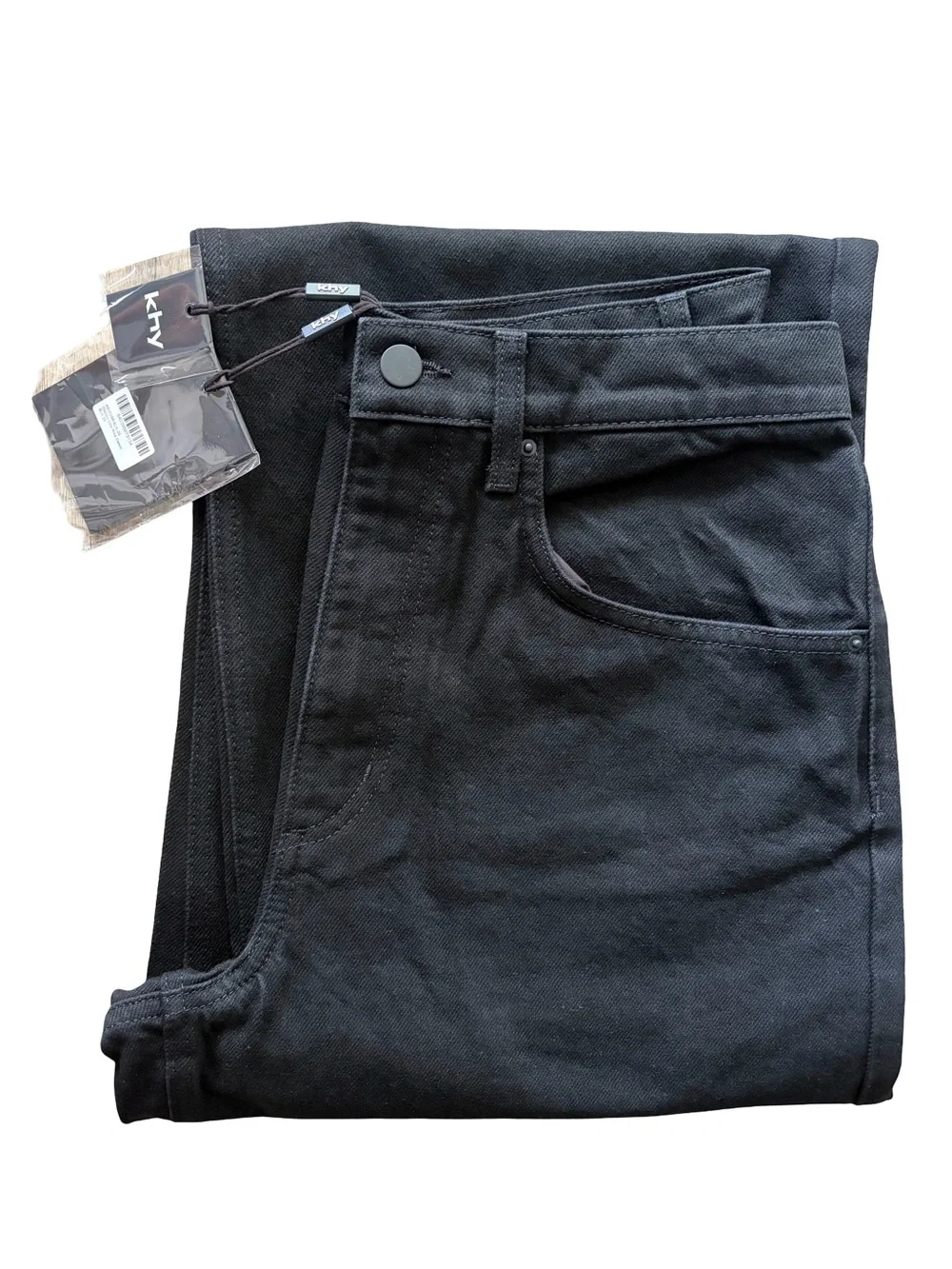 KHY CLASSIC LOW RISE DENIM BLACK SIZE 25